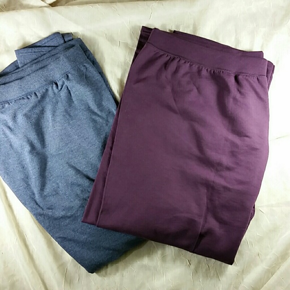 just my size pants 2 new purple blue gray sweat 5x poshmark just my size sweats